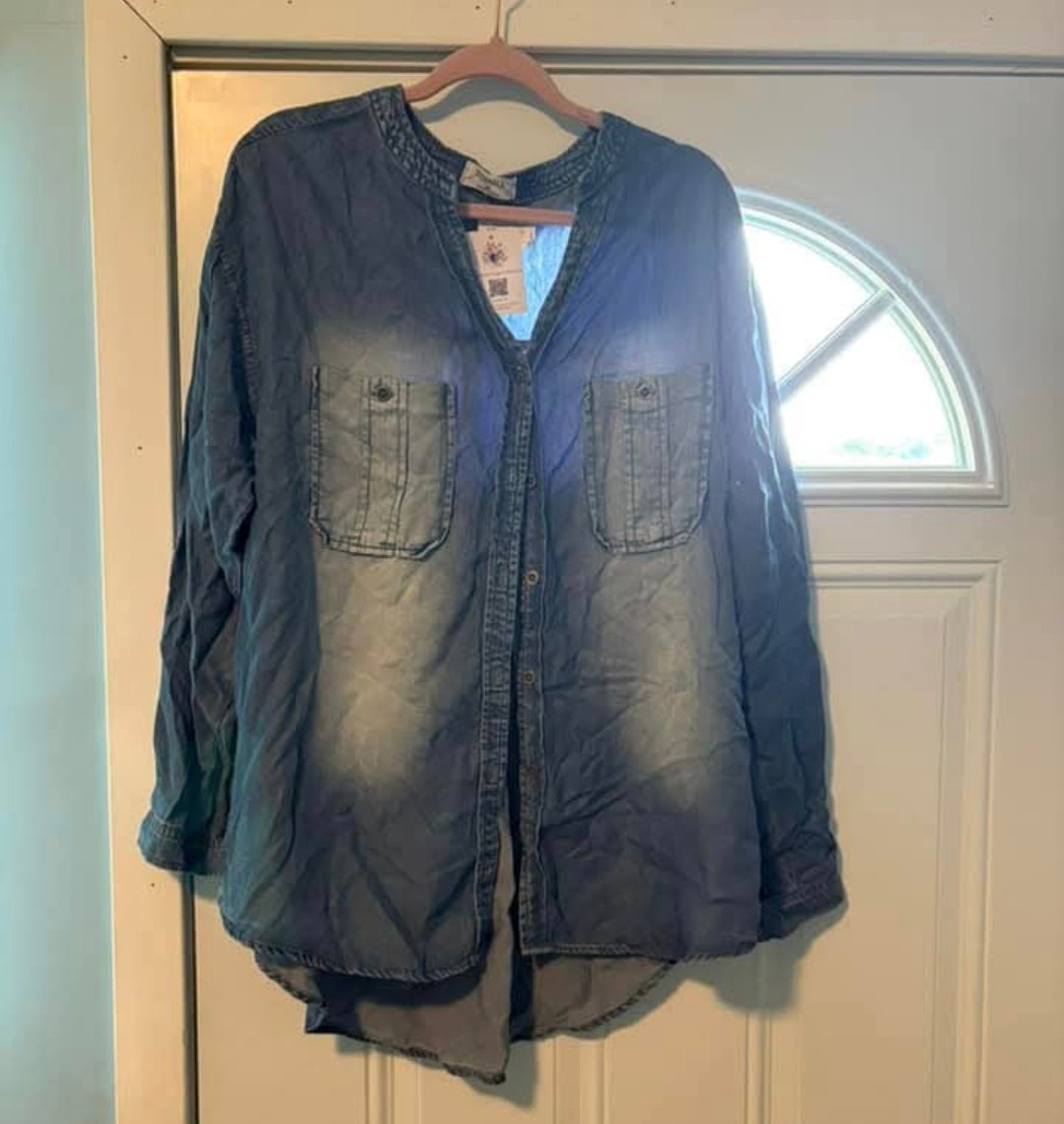 Denim Top - 3X