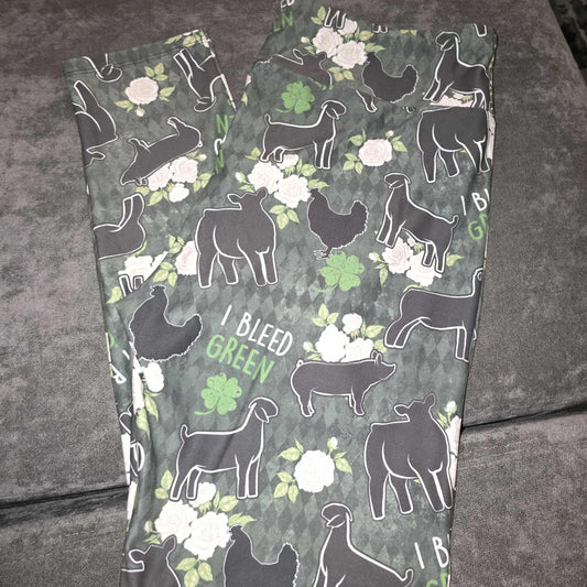 I Bleed Green Legging TC