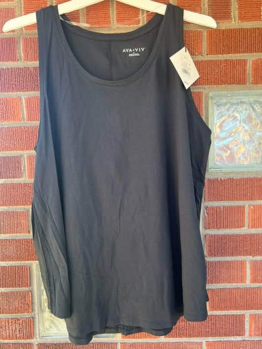 Ava Black Tank 1X
