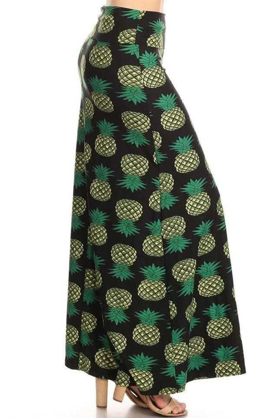 Pineapple Maxi Skirt - One Size