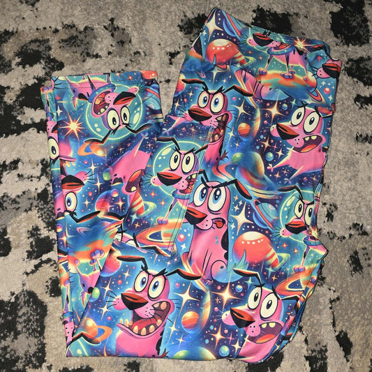 Courage in Space Capri's With Pockets - OS