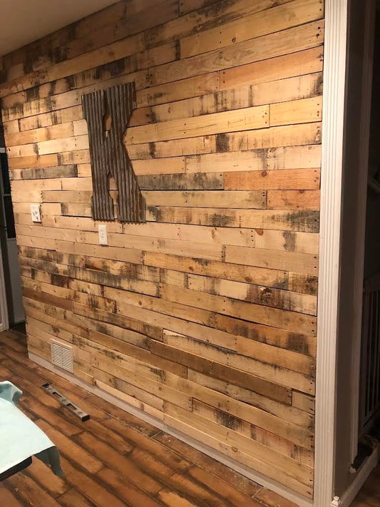 Bulk Pallet Wood |  Reclaimed Pallet Boards | Accent Walls & Ceilings