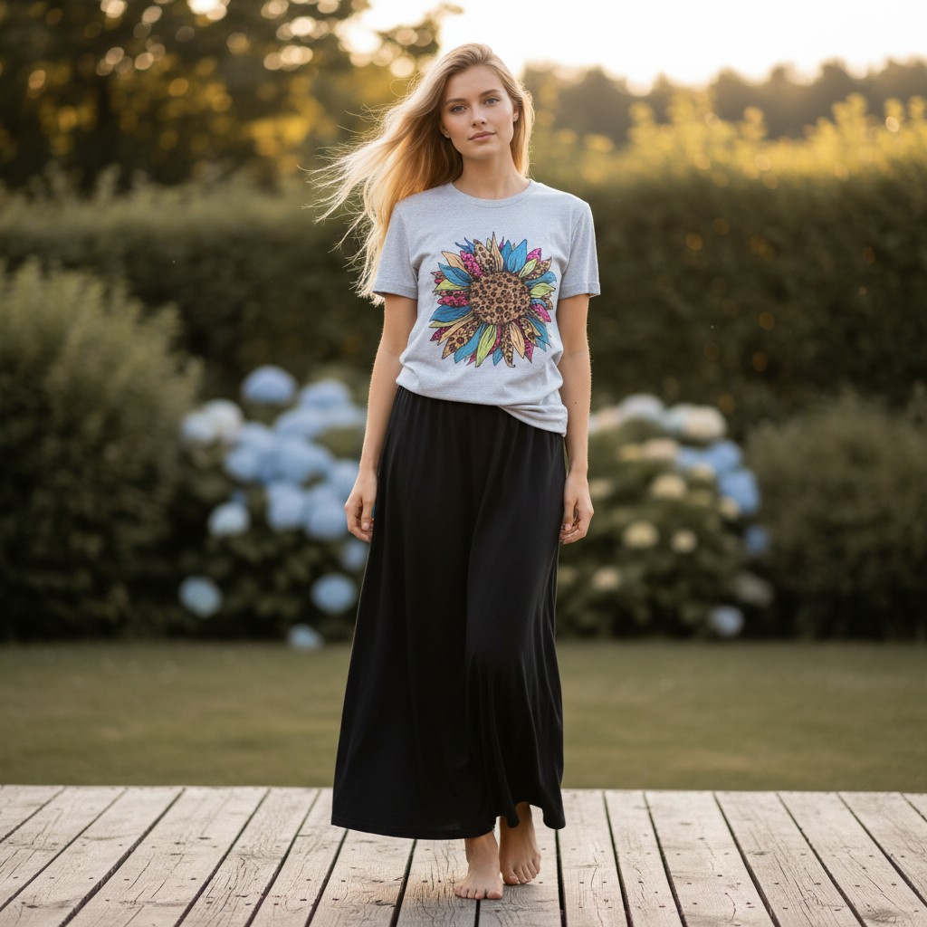 Small Maxi Skirt Black