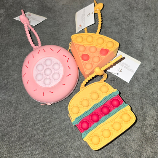 Fidget Popper Zipper Pouch