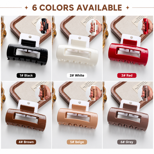 Silicone Soft Hair Claw Clip 6 Colors