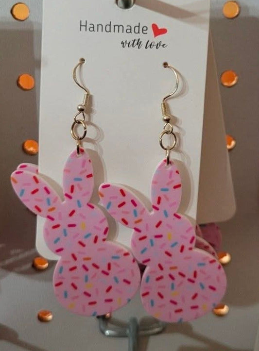 Sprinkle Bunny Earrings