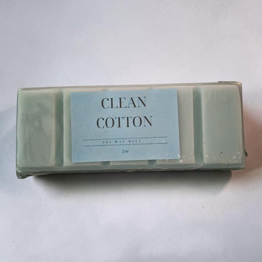 Clean Cotton Wax Melt Snap Bar