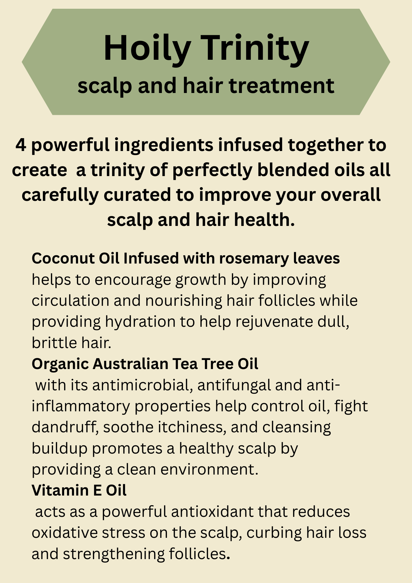 Hoily Trinity Hair Oil
