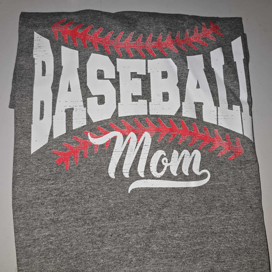 Baseball Mom Tee - XL
