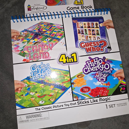 4 in 1 Board Game Junior Edition W/ Guess Who