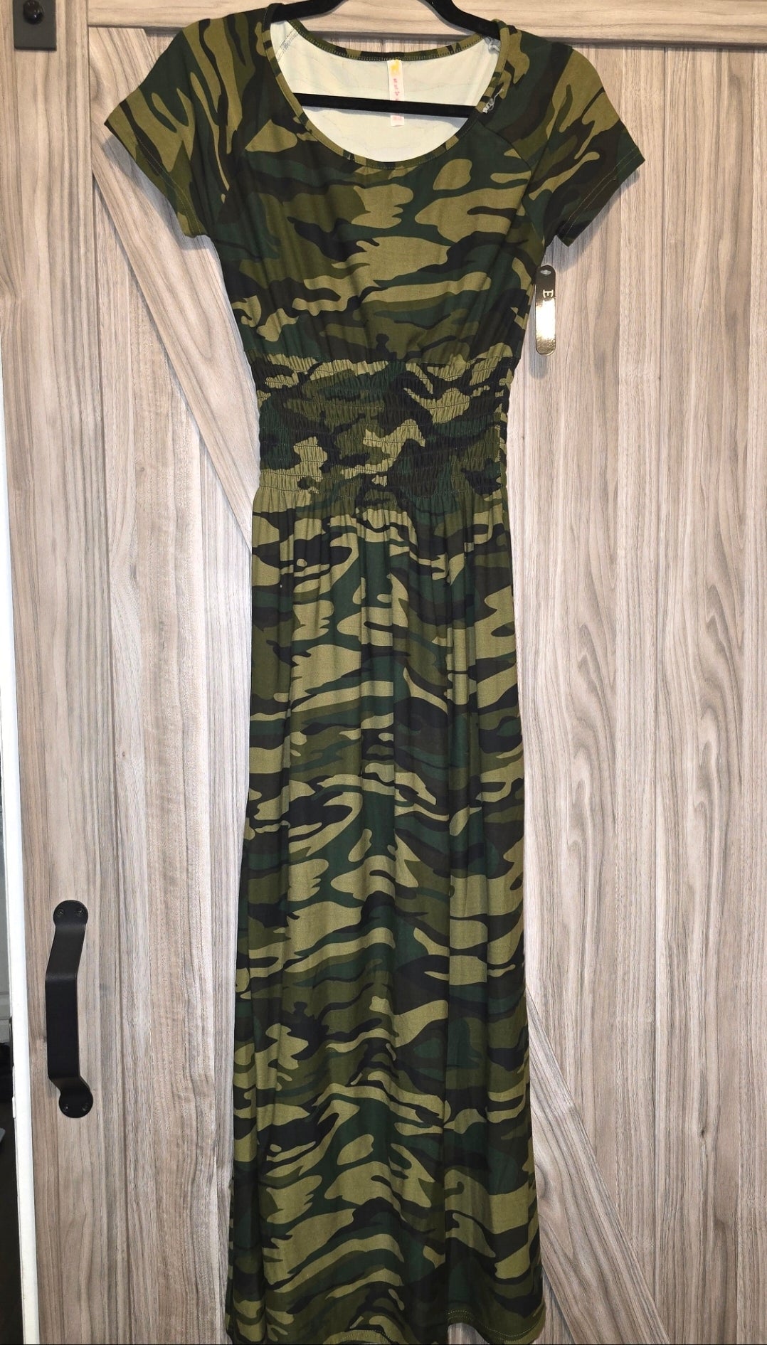 Camo Maxi Dress - One Size