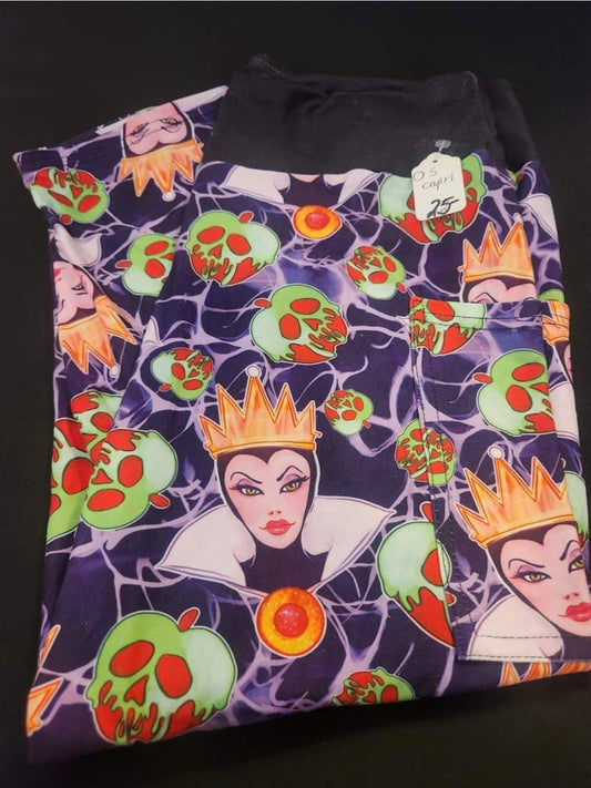 Evil Apple Capri with Pockets - TC