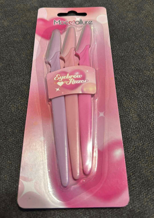 3 Pack Eyebrow Razor
