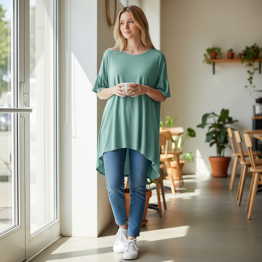 Teal Lularoe Irma - Small
