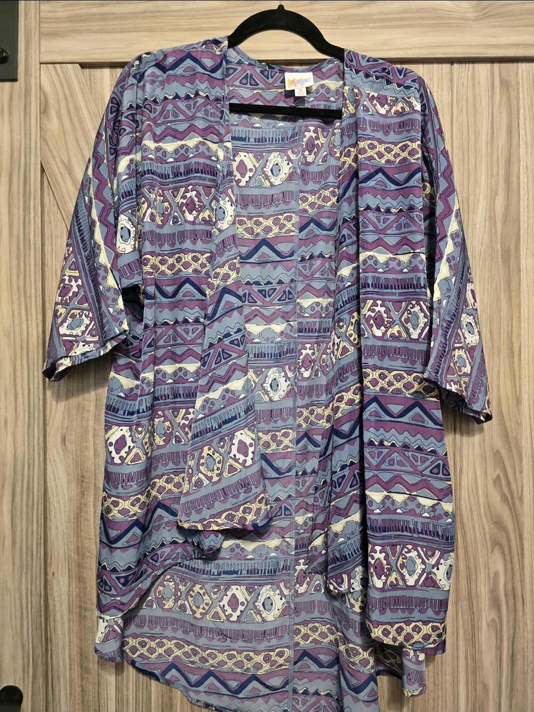 Purple Lularoe Aztec Light Cardigan - Medium