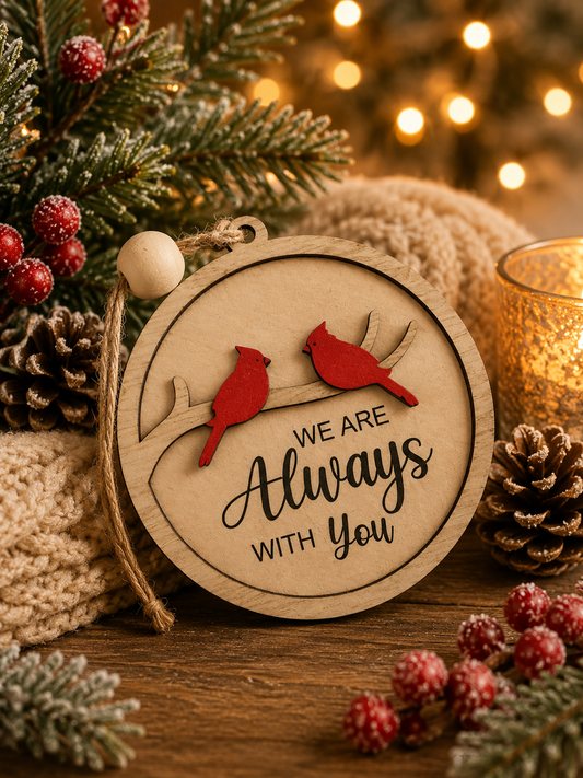 Cardinal We Are Always With You Ornament