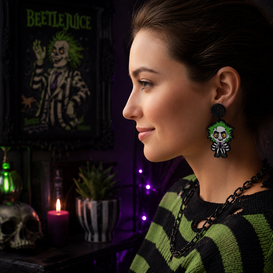 Beetle Earrings